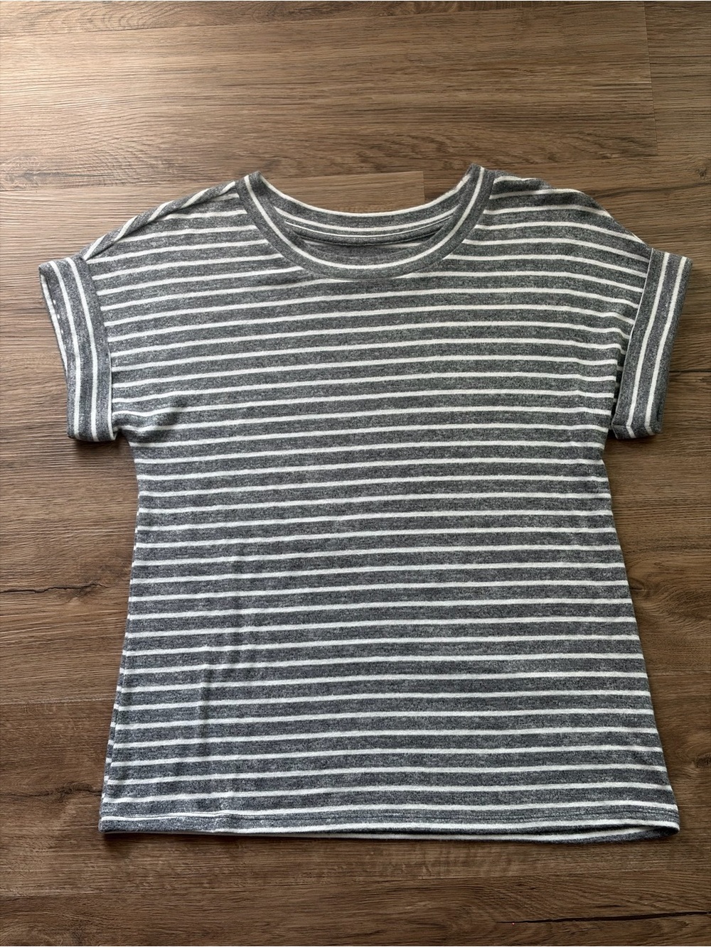 A.N.A. Striped Short Sleeve Basic Tee